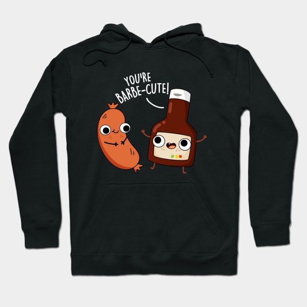 Barbe-cute Cute Funny Barbeque Pun Hoodie by punnybone